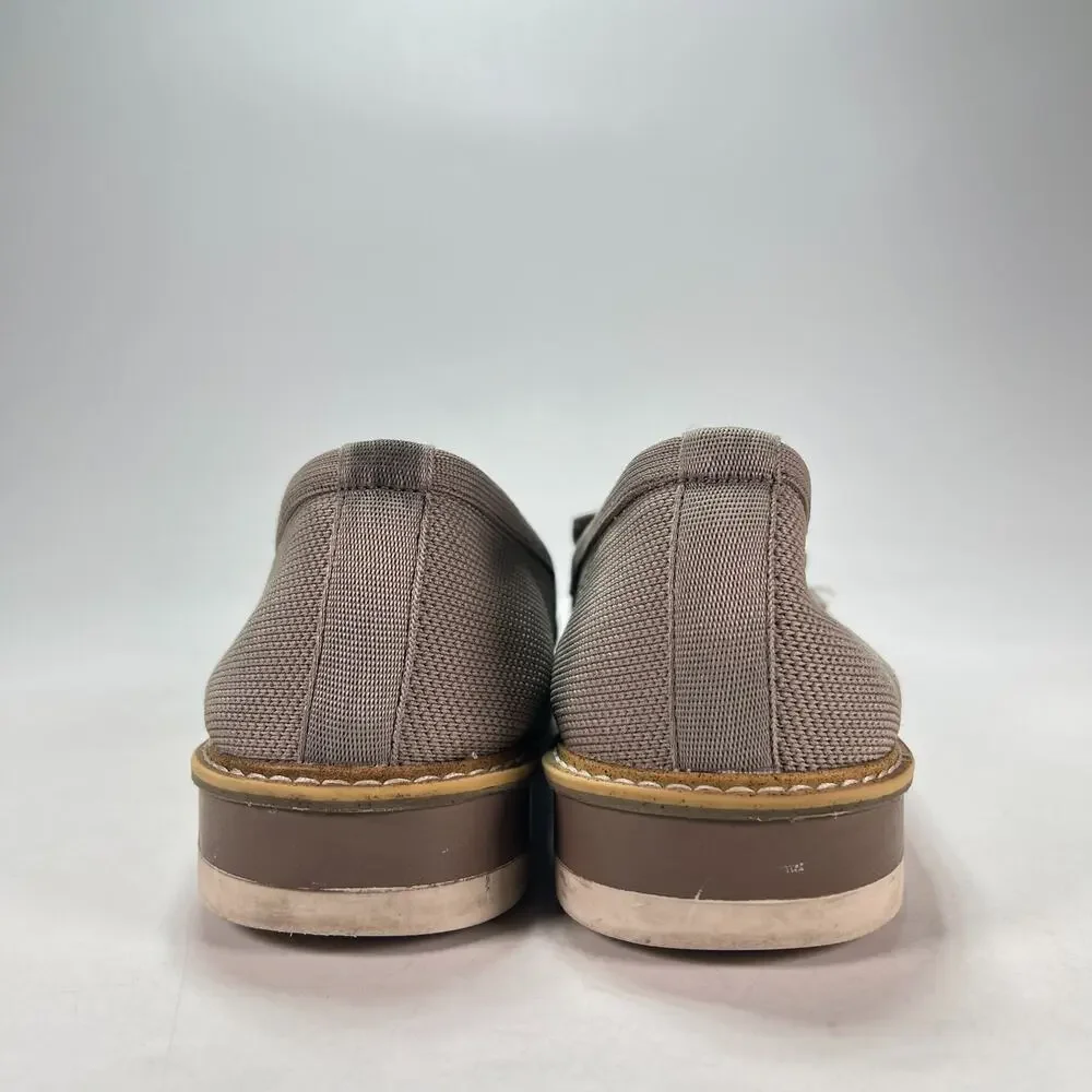 Metropolitan View Taupe Casual Comfort Slip On Loafers Shoes Women's Size 8M